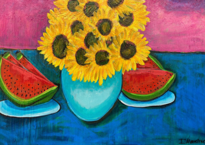 Sunflowers and Watermelon